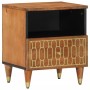 Solid mango wood bedside table 40x33x46 cm by , Nightstands - Ref: Foro24-358290, Price: 64,76 €, Discount: %