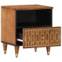 Solid mango wood bedside table 40x33x46 cm by , Nightstands - Ref: Foro24-358290, Price: 64,76 €, Discount: %