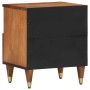 Solid mango wood bedside table 40x33x46 cm by , Nightstands - Ref: Foro24-358290, Price: 64,76 €, Discount: %