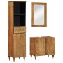 Conjunto de muebles de baño 3 piezas madera maciza de mango de , Muebles de baño - Ref: Foro24-3206322, Precio: 315,99 €, Des...