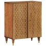 Solid mango wood auxiliary cabinet 60x33x75 cm by , Lockers and storage cabinets - Ref: Foro24-358286, Price: 136,34 €, Disco...