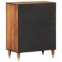 Solid mango wood auxiliary cabinet 60x33x75 cm by , Lockers and storage cabinets - Ref: Foro24-358286, Price: 136,34 €, Disco...