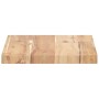 Floating shelves 4 units untreated acacia wood 60x20x2 cm by , Shelves and shelves - Ref: Foro24-3279342, Price: 59,76 €, Dis...