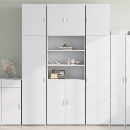 Hoher Schrank aus weißem Ingenieurholz 80x42,5x249 cm von , Sideboards - Ref: Foro24-3281357, Preis: 262,23 €, Rabatt: %