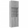 Aparador alto madera de ingeniería gris Sonoma 80x42,5x249 cm de , Aparadores - Ref: Foro24-3281362, Precio: 261,19 €, Descue...