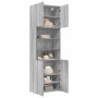 Aparador alto madera de ingeniería gris Sonoma 80x42,5x249 cm de , Aparadores - Ref: Foro24-3281362, Precio: 261,19 €, Descue...