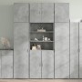 Aparador alto madera de ingeniería gris hormigón 80x42,5x249 cm de , Aparadores - Ref: Foro24-3281360, Precio: 255,38 €, Desc...