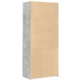 Aparador de madera de ingeniería gris hormigón 80x42,5x185 cm de , Aparadores - Ref: Foro24-3281381, Precio: 180,99 €, Descue...