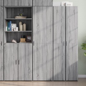 Engineered wood sideboard in Sonoma grey, 50x42.5x185 cm by , Sideboards - Ref: Foro24-3281418, Price: 165,36 €, Discount: %