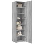 Aparador de madera de ingeniería gris Sonoma 50x42,5x185 cm de , Aparadores - Ref: Foro24-3281418, Precio: 165,36 €, Descuent...