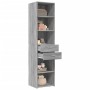 Aparador de madera de ingeniería gris Sonoma 45x42,5x185 cm de , Aparadores - Ref: Foro24-3281453, Precio: 132,86 €, Descuent...