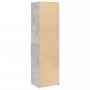 Aparador de madera de ingeniería gris hormigón 50x42,5x185 cm de , Aparadores - Ref: Foro24-3281458, Precio: 136,52 €, Descue...