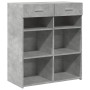 Aparador de madera contrachapada gris hormigón 80x42,5x93 cm de , Aparadores - Ref: Foro24-3281479, Precio: 121,51 €, Descuen...