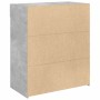 Gray concrete plywood sideboard 80x42.5x93 cm by , Sideboards - Ref: Foro24-3281479, Price: 121,51 €, Discount: %