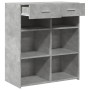 Aparador de madera contrachapada gris hormigón 80x42,5x93 cm de , Aparadores - Ref: Foro24-3281479, Precio: 121,51 €, Descuen...