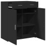 Aparador de madera de ingeniería negro 80x42,5x93 cm de , Aparadores - Ref: Foro24-3281470, Precio: 146,87 €, Descuento: %