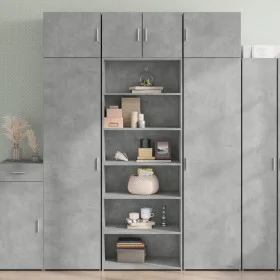 Hoher Schrank aus grauem Beton-Ingenieurholz 70x41x185 cm von , Sideboards - Ref: Foro24-3281690, Preis: 114,39 €, Rabatt: %