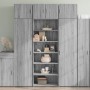 Hoher Schrank aus Sonoma-Eiche in Grau aus Ingenieurholz, 70x41x185 cm. von , Sideboards - Ref: Foro24-3281692, Preis: 149,99...