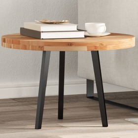 Solid acacia wood round table top Ø60x4 cm by , Table tops - Ref: Foro24-4008702, Price: 71,99 €, Discount: %