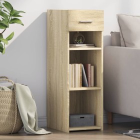 Engineered wood sideboard in Sonoma oak, 30x42.5x93 cm. by , Sideboards - Ref: Foro24-846308, Price: 72,30 €, Discount: %