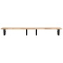 Wall-mounted sink shelf made of steel and solid acacia wood by , bathroom vanities - Ref: Foro24-3302679, Price: 98,89 €, Dis...