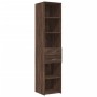 Aparador de madera de ingeniería marrón roble 40x42,5x185 cm de , Aparadores - Ref: Foro24-3281447, Precio: 132,50 €, Descuen...