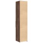 Aparador de madera de ingeniería marrón roble 40x42,5x185 cm de , Aparadores - Ref: Foro24-3281447, Precio: 132,50 €, Descuen...