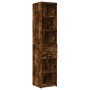 Aparador de madera de ingeniería roble ahumado 40x42,5x185 cm de , Aparadores - Ref: Foro24-3281445, Precio: 128,19 €, Descue...