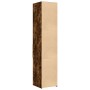 Aparador de madera de ingeniería roble ahumado 40x42,5x185 cm de , Aparadores - Ref: Foro24-3281445, Precio: 128,19 €, Descue...