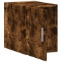 Engineered smoked oak wood wall cabinet 30x42.5x40 cm by , Sideboards - Ref: Foro24-846093, Price: 40,35 €, Discount: %