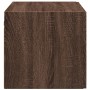 Engineered wood brown oak wall cabinet 70x42.5x40 cm by , Sideboards - Ref: Foro24-846123, Price: 56,75 €, Discount: %