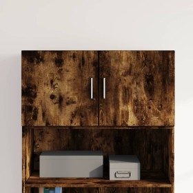 Engineered smoked oak wood wall cabinet 80x42.5x40 cm by , Sideboards - Ref: Foro24-846128, Price: 62,99 €, Discount: %