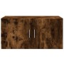 Engineered smoked oak wood wall cabinet 80x42.5x40 cm by , Sideboards - Ref: Foro24-846128, Price: 62,25 €, Discount: %