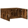 Engineered smoked oak wood wall cabinet 80x42.5x40 cm by , Sideboards - Ref: Foro24-846128, Price: 62,25 €, Discount: %