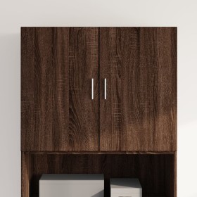 Engineered wood brown oak wall cabinet 80x42.5x64 cm by , Sideboards - Ref: Foro24-846137, Price: 79,99 €, Discount: %