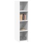 Hoher Schrank aus weißem Ingenieurholz 30x41x124 cm von , Sideboards - Ref: Foro24-846376, Preis: 78,15 €, Rabatt: %