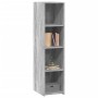 Hoher Schrank aus Sonoma-Eiche in Grau aus Ingenieurholz, 30x41x124 cm. von , Sideboards - Ref: Foro24-846381, Preis: 68,22 €...