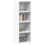 Hoher Schrank aus weißem Ingenieurholz 40x41x124 cm von , Sideboards - Ref: Foro24-846383, Preis: 85,99 €, Rabatt: %