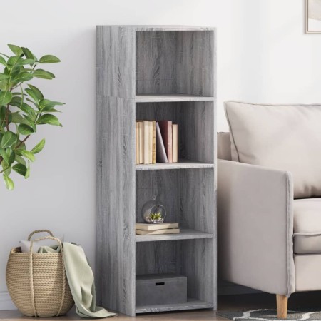 Tall Sonoma Gray Engineered Wood Sideboard 40x41x124 cm by , Sideboards - Ref: Foro24-846388, Price: 75,55 €, Discount: %