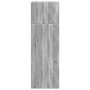 Aparador alto madera de ingeniería gris Sonoma 40x41x124 cm de , Aparadores - Ref: Foro24-846388, Precio: 75,55 €, Descuento: %