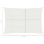 Toldo de vela blanco HDPE 160 g/m² 3x4 m de vidaXL, Sombrillas - Ref: Foro24-311237, Precio: 39,97 €, Descuento: %