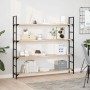 Floating shelves 3 units untreated acacia wood 160x20x2 cm by , Shelves and shelves - Ref: Foro24-3279361, Price: 101,35 €, D...