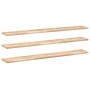 Floating shelves 3 units untreated acacia wood 160x20x2 cm by , Shelves and shelves - Ref: Foro24-3279361, Price: 101,35 €, D...