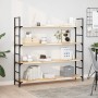 Floating shelves 2 units untreated acacia wood 120x30x2 cm by , Shelves and shelves - Ref: Foro24-3279380, Price: 73,92 €, Di...