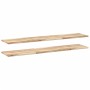 Floating shelves 2 units untreated acacia wood 120x30x2 cm by , Shelves and shelves - Ref: Foro24-3279380, Price: 73,92 €, Di...