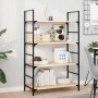 Floating shelves 4 units untreated acacia wood 60x40x2 cm by , Shelves and shelves - Ref: Foro24-3279394, Price: 118,28 €, Di...