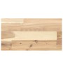 Solid untreated acacia wood floating shelf 60x20x4 cm by , Shelves and shelves - Ref: Foro24-3279419, Price: 31,63 €, Discoun...