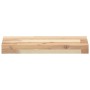 Solid untreated acacia wood floating shelf 60x20x4 cm by , Shelves and shelves - Ref: Foro24-3279419, Price: 31,63 €, Discoun...