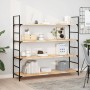 Floating shelves 4 units untreated acacia wood 140x40x2 cm by , Shelves and shelves - Ref: Foro24-3279410, Price: 224,35 €, D...