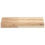 Floating shelves 4 units untreated acacia wood 60x30x4 cm by , Shelves and shelves - Ref: Foro24-3279450, Price: 137,78 €, Di...